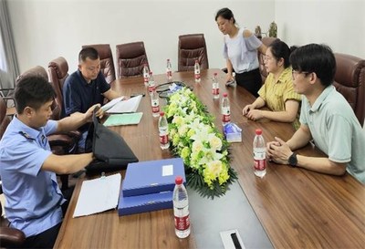 旌德县生态环境分局入企走访调研，优化营商环境助力日用化学产品销售